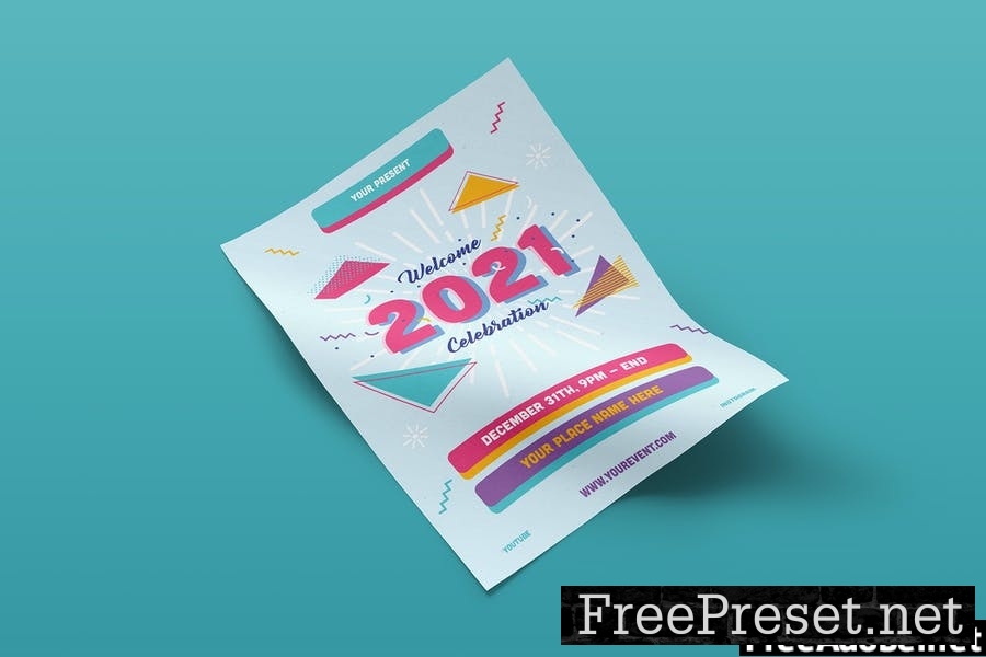 New Year Flyer Template Vol. 01