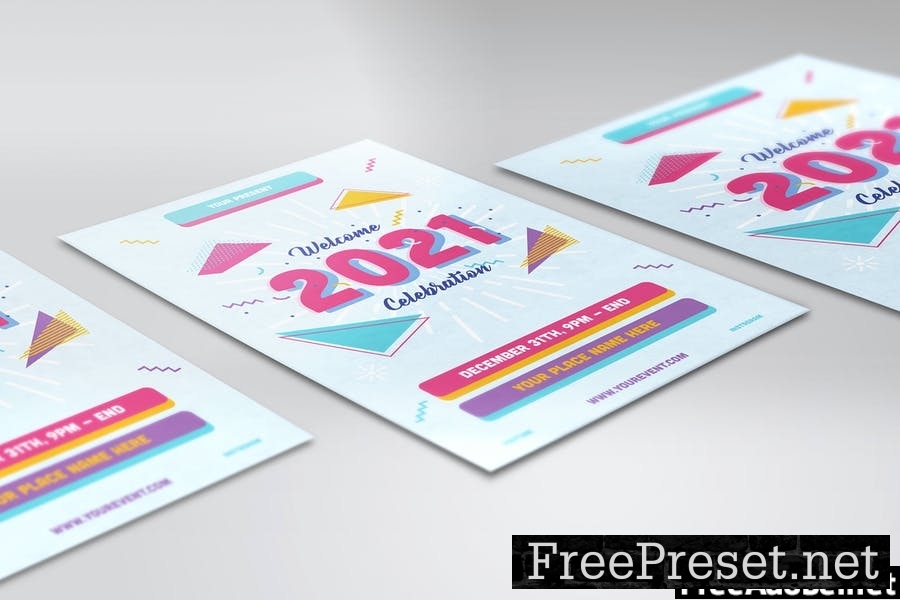 New Year Flyer Template Vol. 01