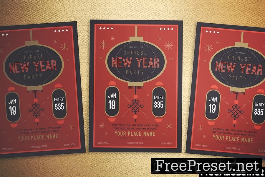 New Year Flyer WMEGN9T