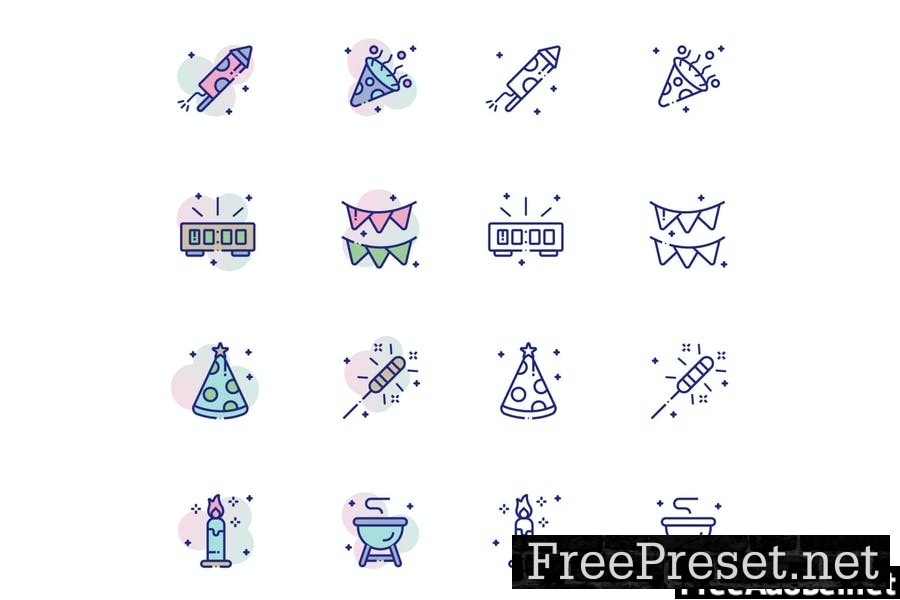 New Year Icon Pack