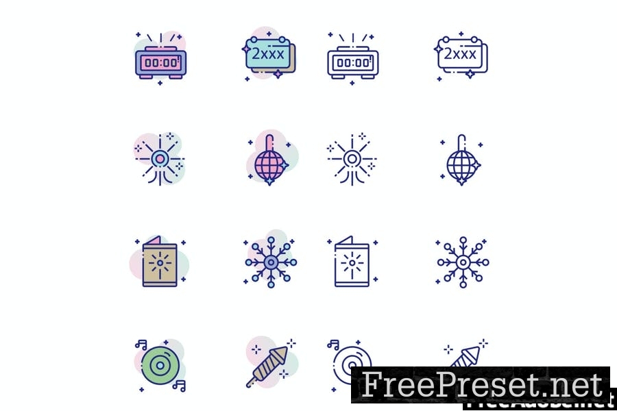 New Year Icon Pack