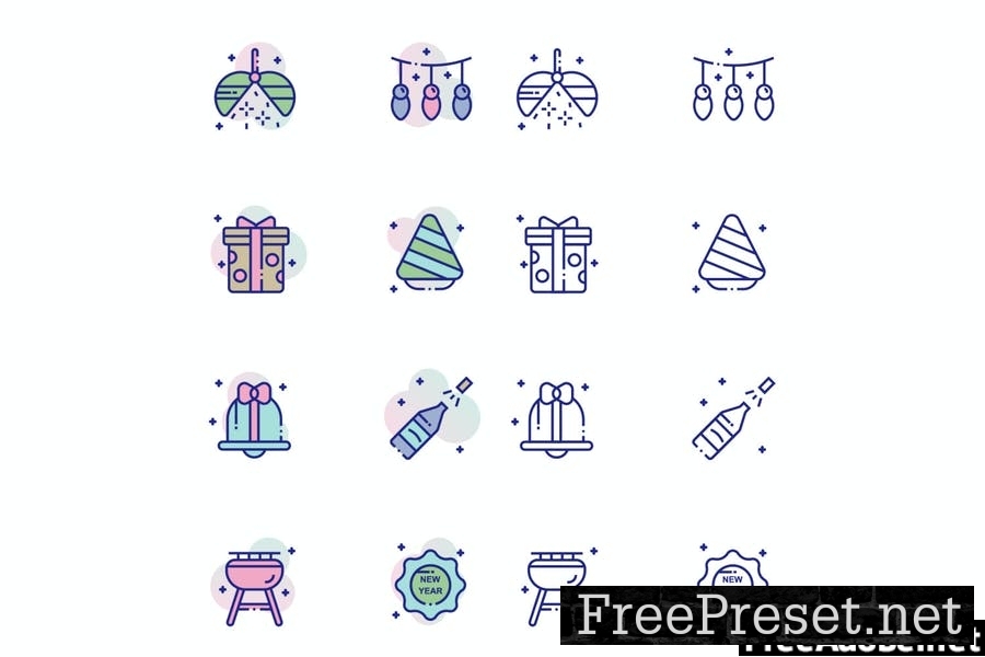 New Year Icon Pack