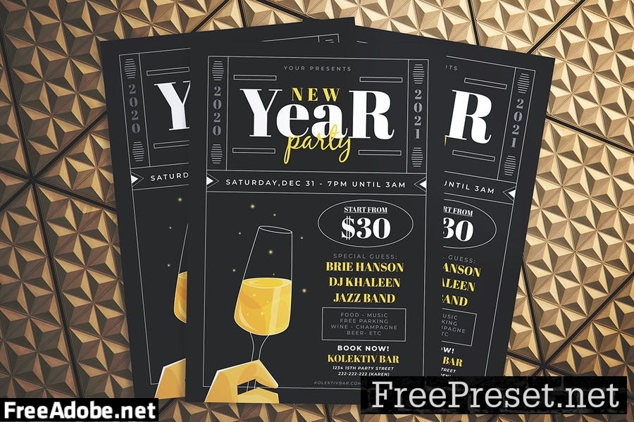 New Year Party Flyer