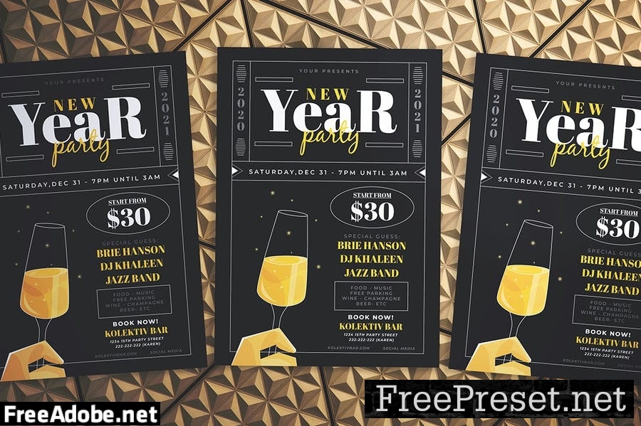 New Year Party Flyer