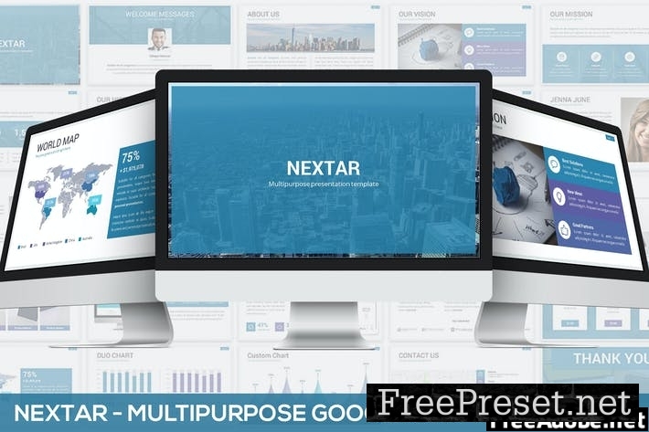Nextar - Multipurpose Google Slides Template 6MZKSU
