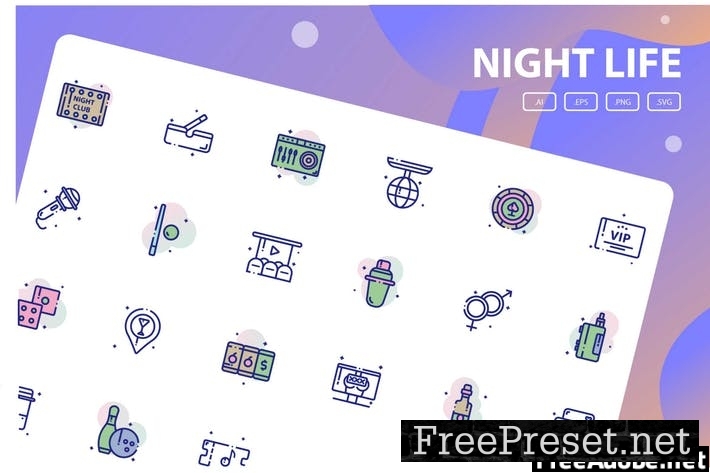 Night Life Icon Pack LBLAE2C