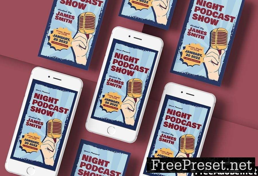 Night Podcast Show - Flyer Media Kit