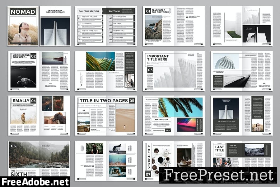 Nomad Magazine Template NEP6C7