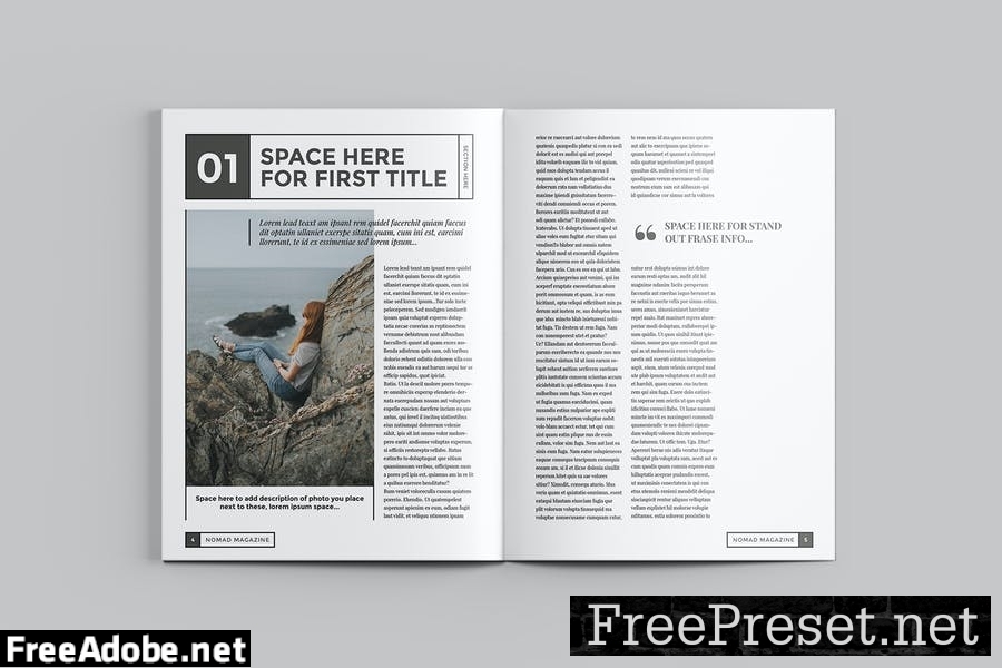 Nomad Magazine Template NEP6C7