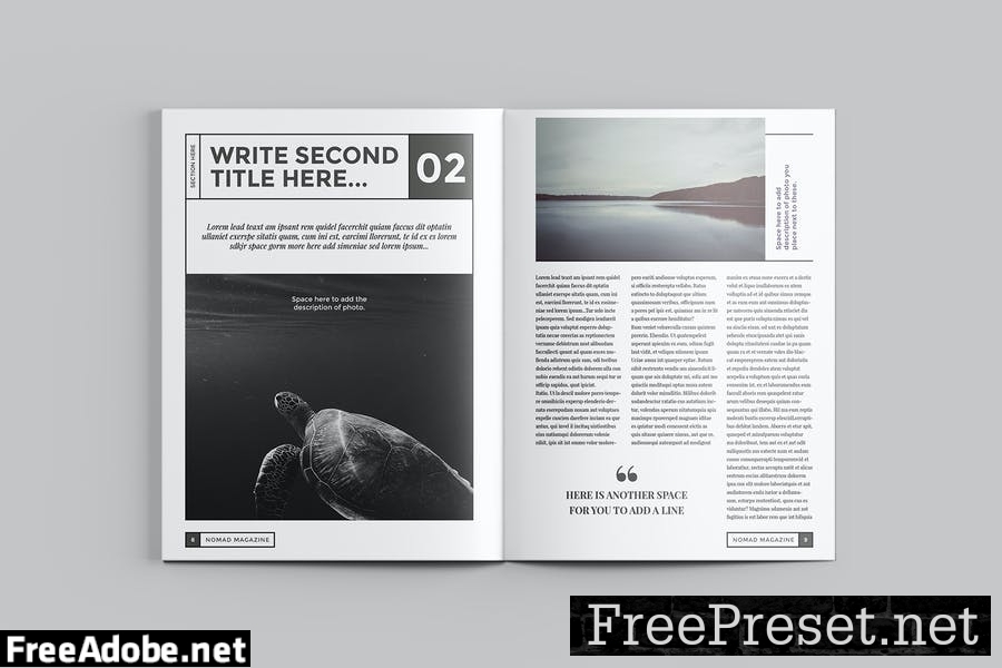 Nomad Magazine Template NEP6C7