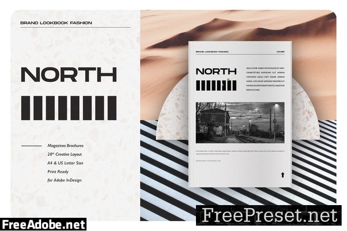 North Brand Lookbook Brochure LJUVXPU