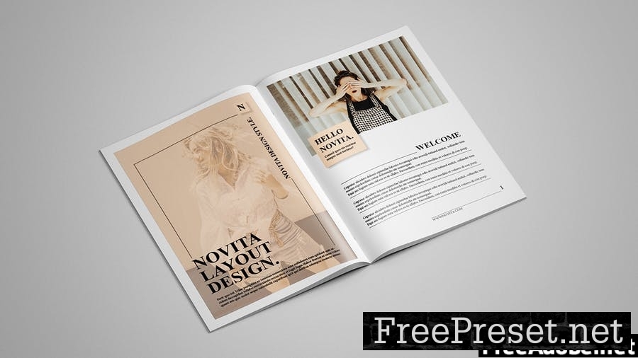 Novita - Elegant Fashion Brochure 12 pages