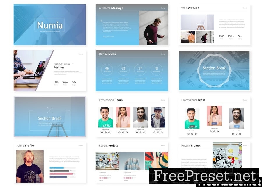 Numia - Google Slides Template