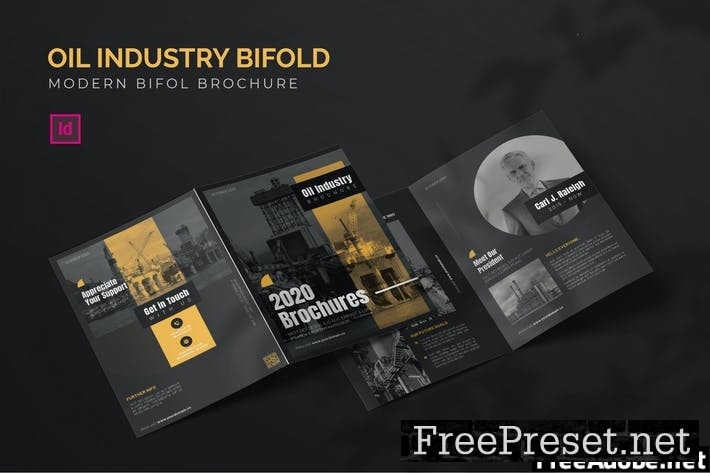 Oil Industry - Bifold Brochure T8BATA2