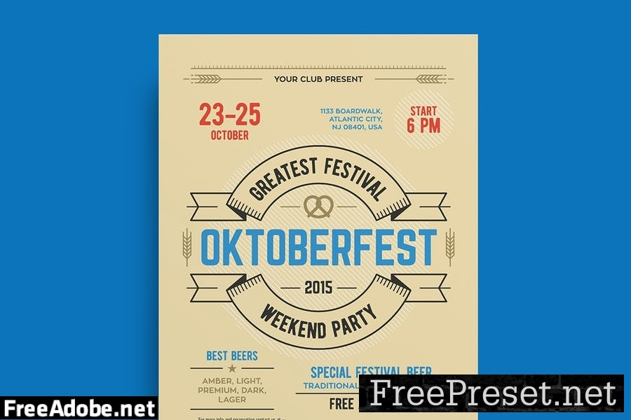 Oktoberfest Festival Poster