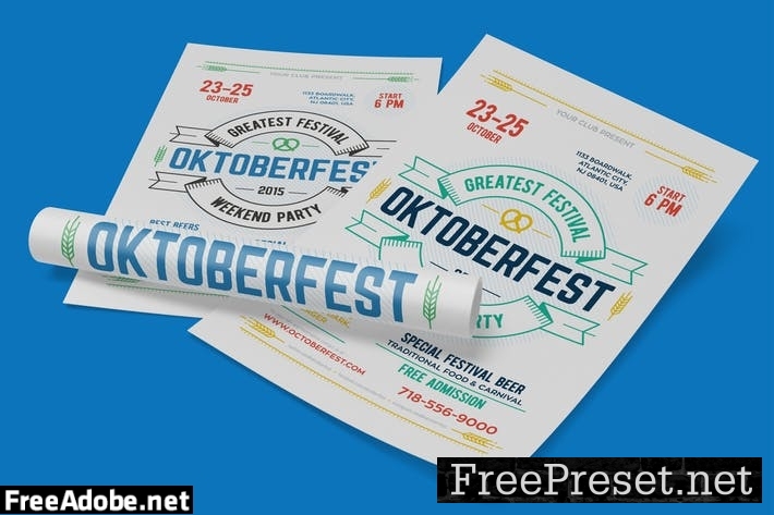 Oktoberfest Festival Poster ZU856K