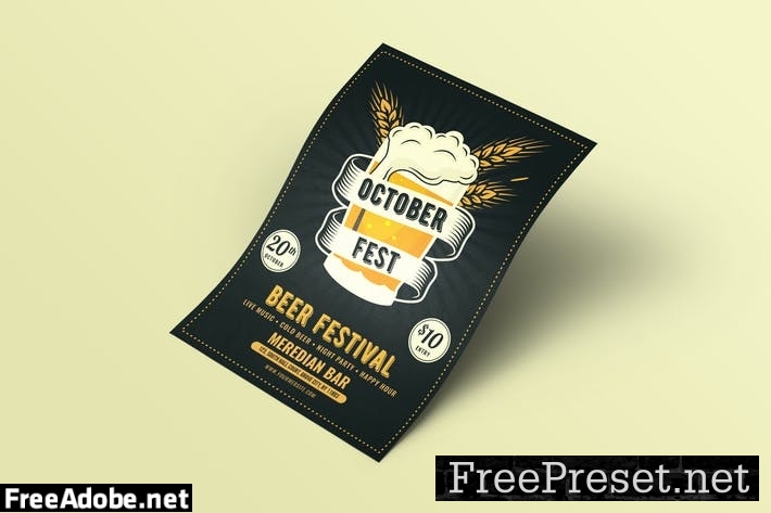 Oktoberfest Flyer Template A7B3T5K