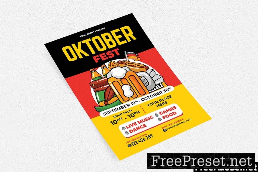 Oktoberfest Print Templates S4388LM