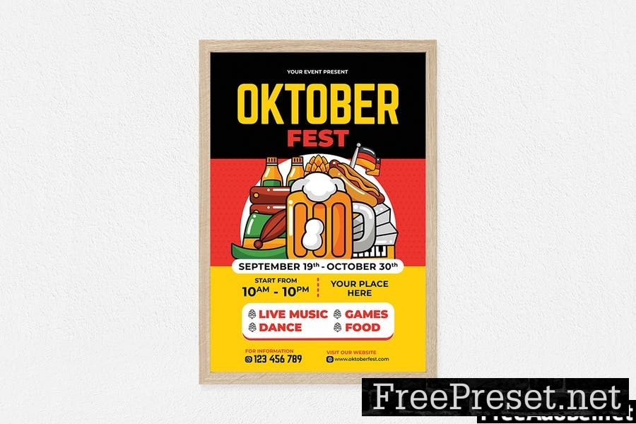 Oktoberfest Print Templates S4388LM