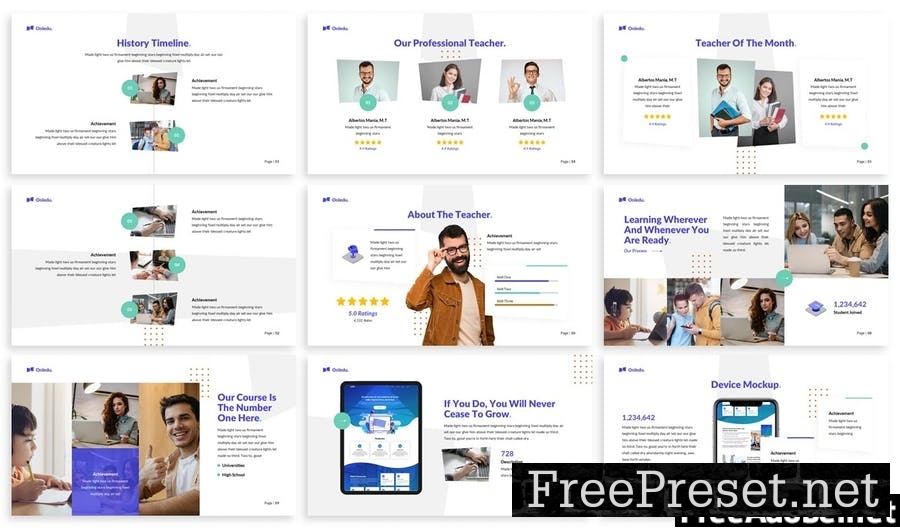 Onledu - Education Powerpoint Template