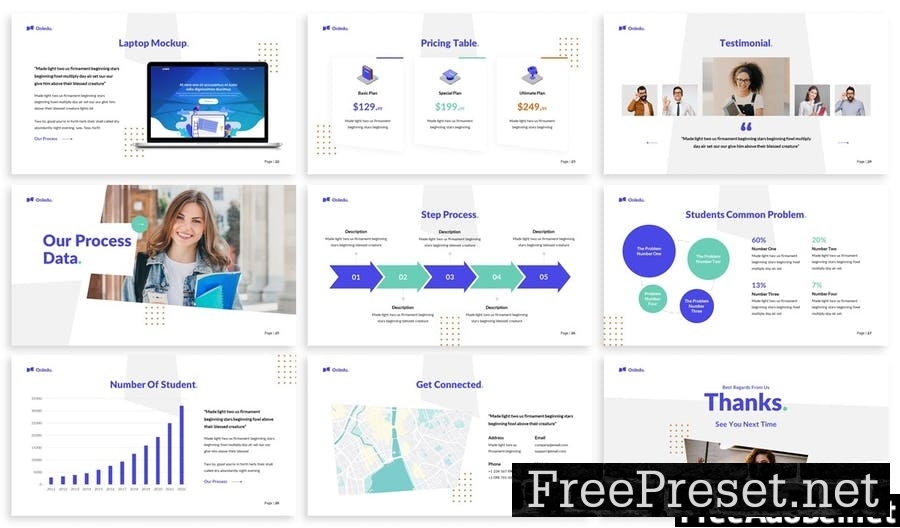 Onledu - Education Powerpoint Template