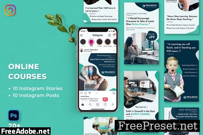 Online Course Instagram Stories & Posts MQQBBX3