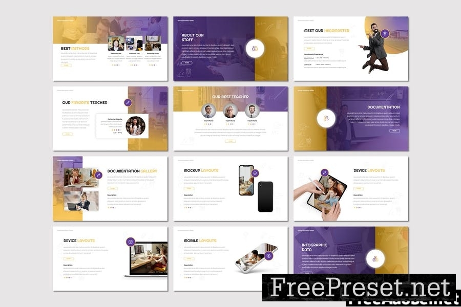 Online Education - Powerpoint Template