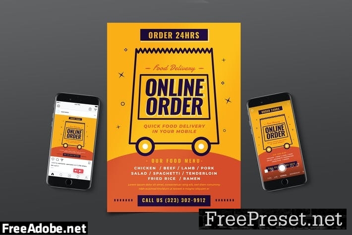 Online Food Delivery Pack W4N24M9