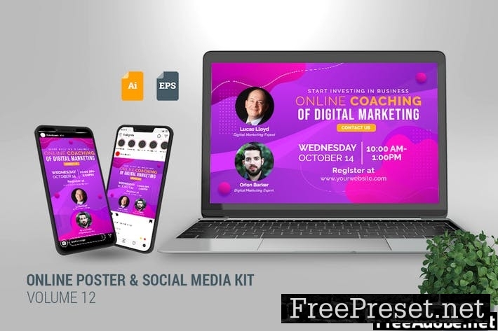 Online Poster & Social Media Kit Vol. 12 2ZL9FPZ