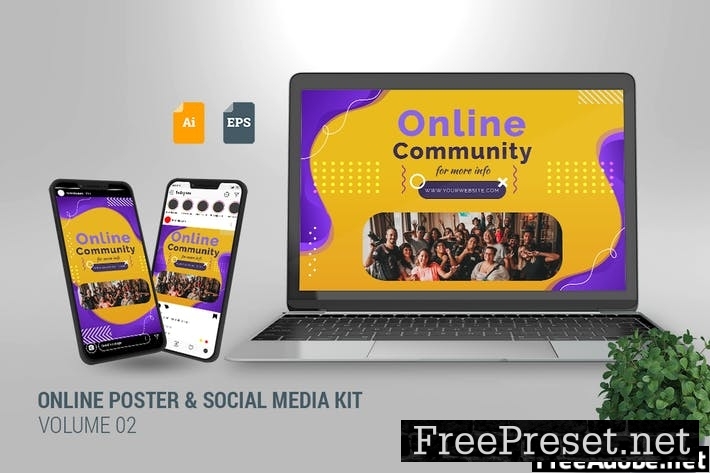 Online Poster & Social Media Kit Vol. 14 DBDCV7P