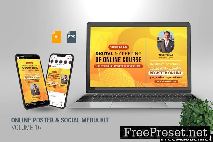 Online Poster & Social Media Kit Vol. 16 RVNHBKL