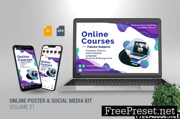 Online Poster & Social Media Kit Vol. 21 U6LY6LD