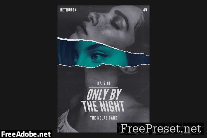 Only By The Night Flyer Poster SF6TF4