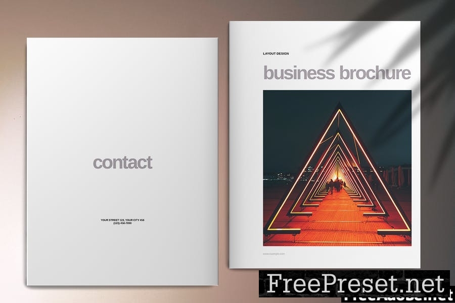 Orange Brochure Template