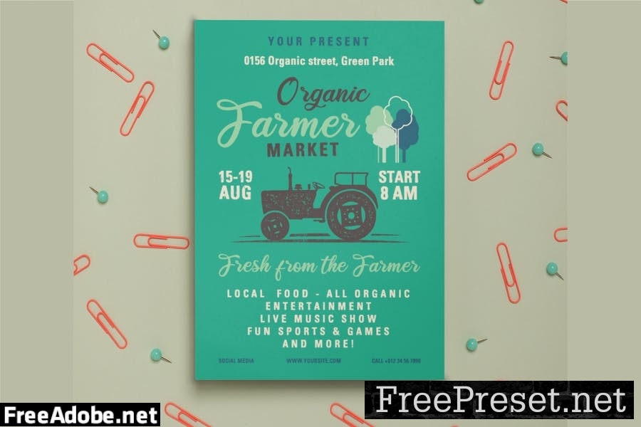 Organic Farmer Market Flyer