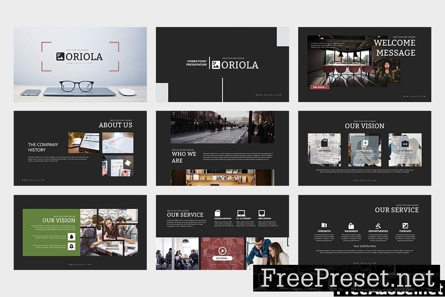 Oriola : Business Google Slides Template