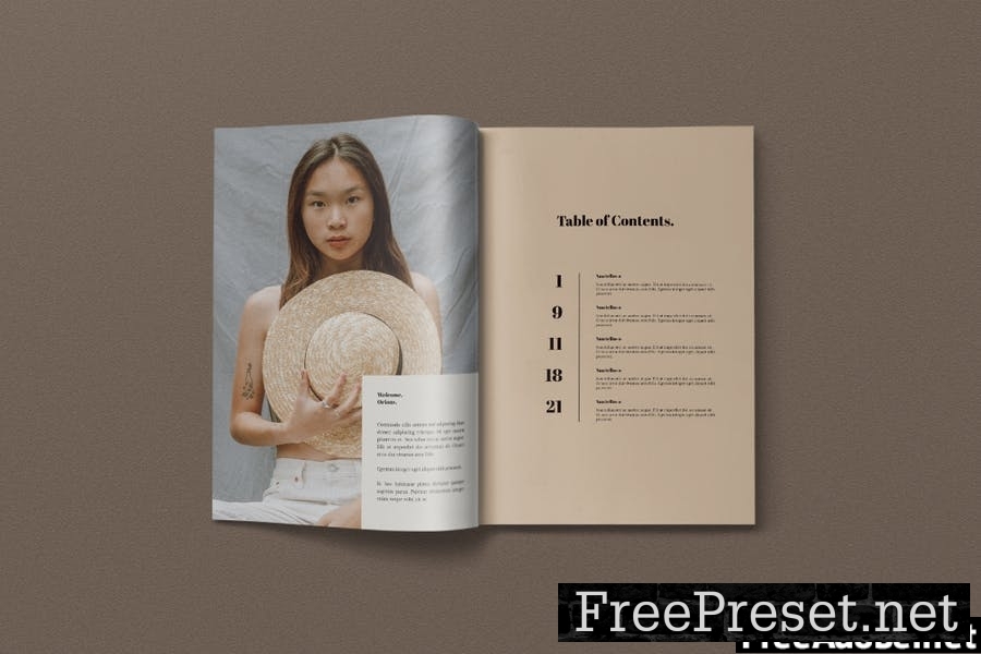 Orion Fashion Magazine Template BL 4UD2TD5