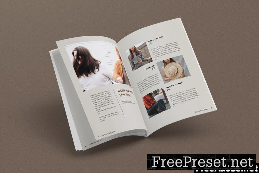 Orion Fashion Magazine Template BL 4UD2TD5