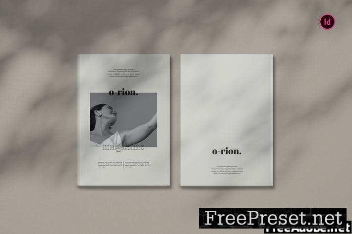 Orion Fashion Magazine Template BL 4UD2TD5