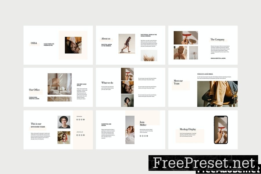 OSSA - Powerpoint Neutral Template Presentation