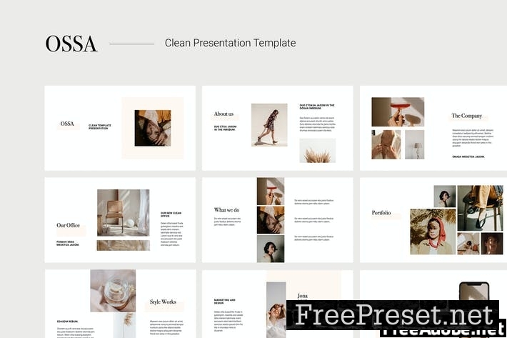 OSSA - Powerpoint Neutral Template Presentation RNWLT9Z