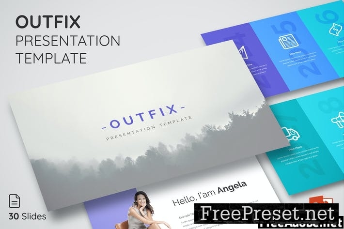 Outfix Presentation Template 2MCQDCC