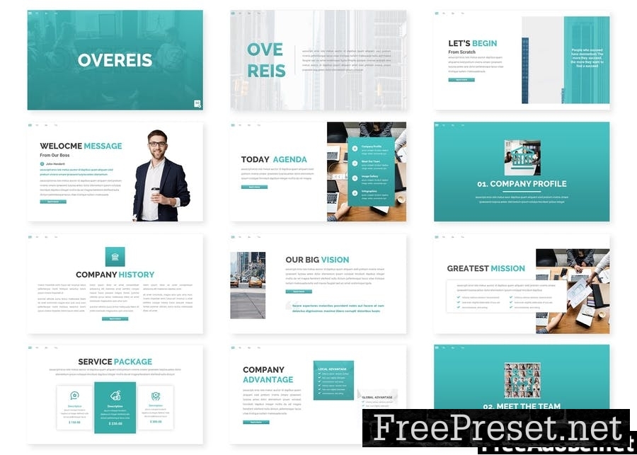 Overeis - Presentation Template CWDQ27X