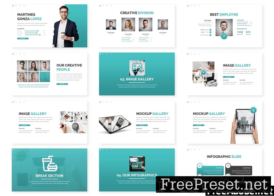 Overeis - Presentation Template CWDQ27X