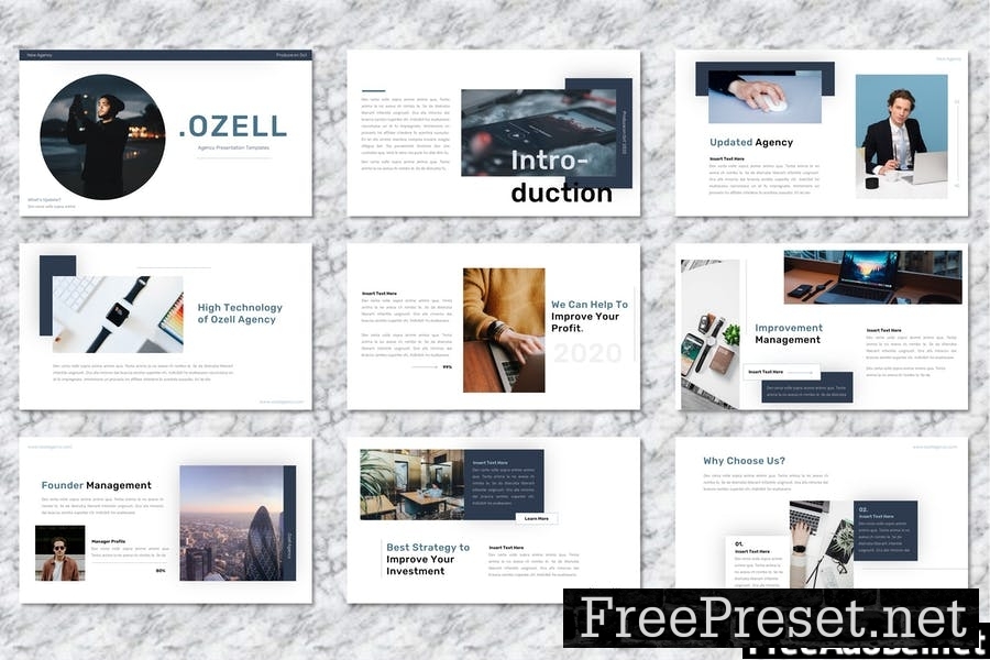 Ozell - Agency Powerpoint Templates