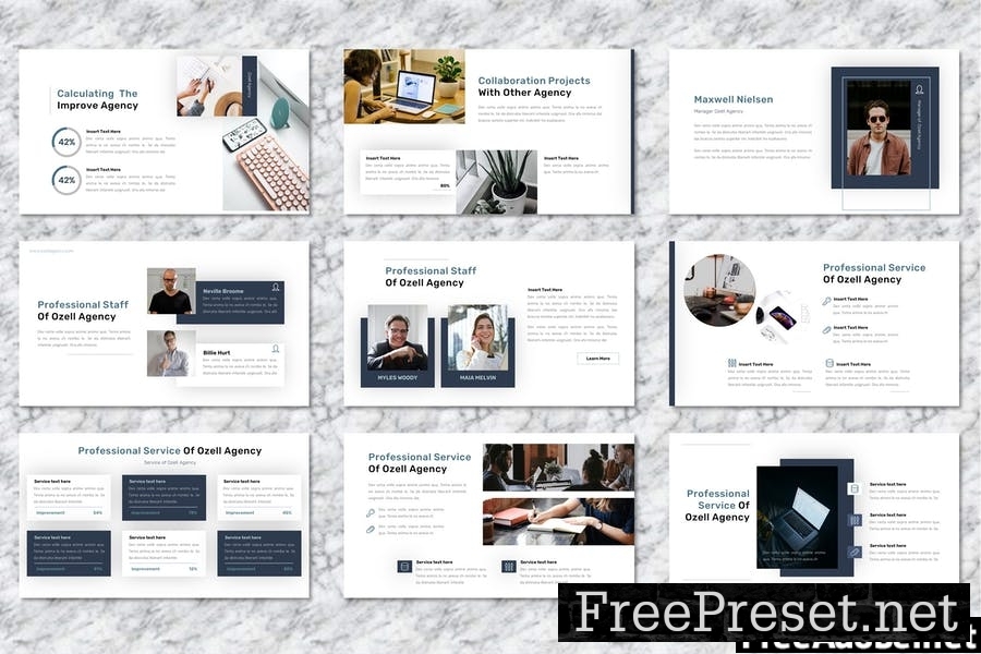 Ozell - Agency Powerpoint Templates
