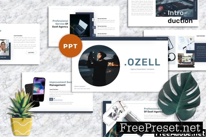 Ozell - Agency Powerpoint Templates M4MQTVV