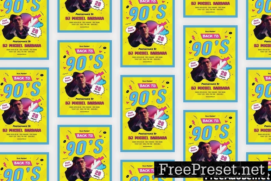 Party Music Flyer