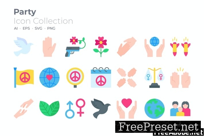 Peace Color Icon UVUQ7A3