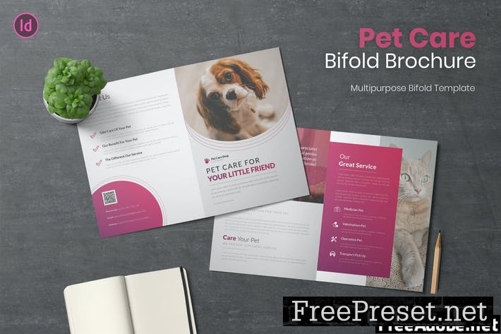 Pet Care Bifold Brochure MY4GBFJ